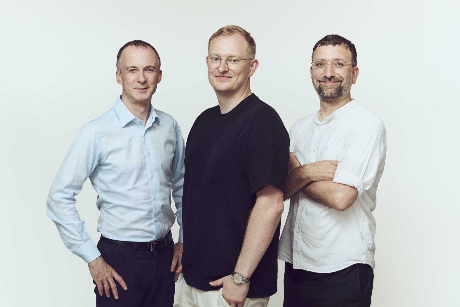 Die beatsquares-Gründer Mark Page, René Bosch und Peter Dyllick-Brenzinger